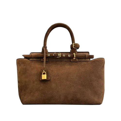 Autumn and winter new suede cowhide handbags retro modern fashion leather women's bags Yangqi Tote Bag