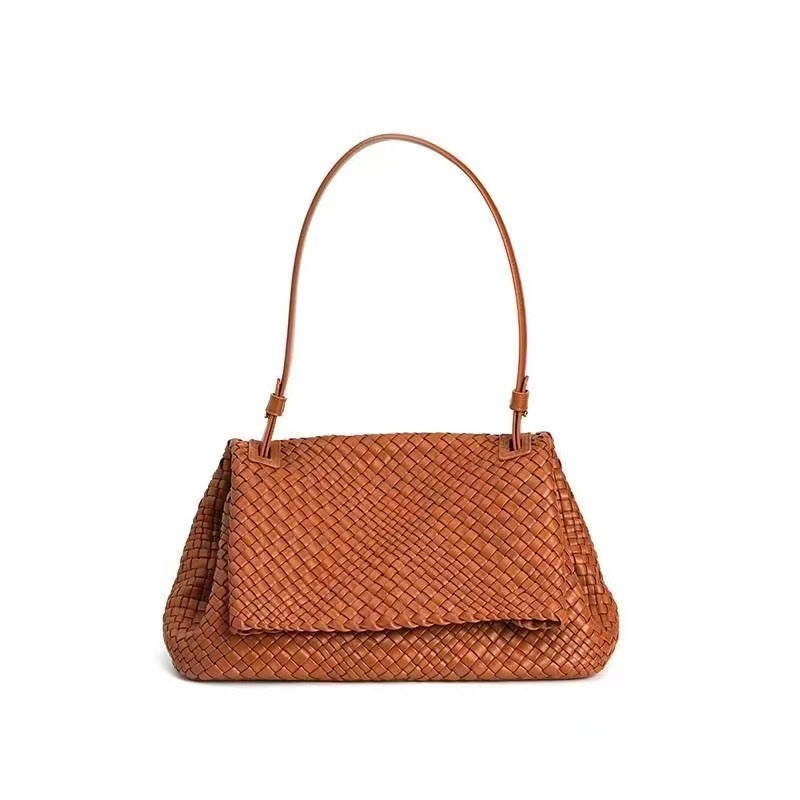 Sac à bandoulière personnalisé en cuir véritable fait à la main pour femme